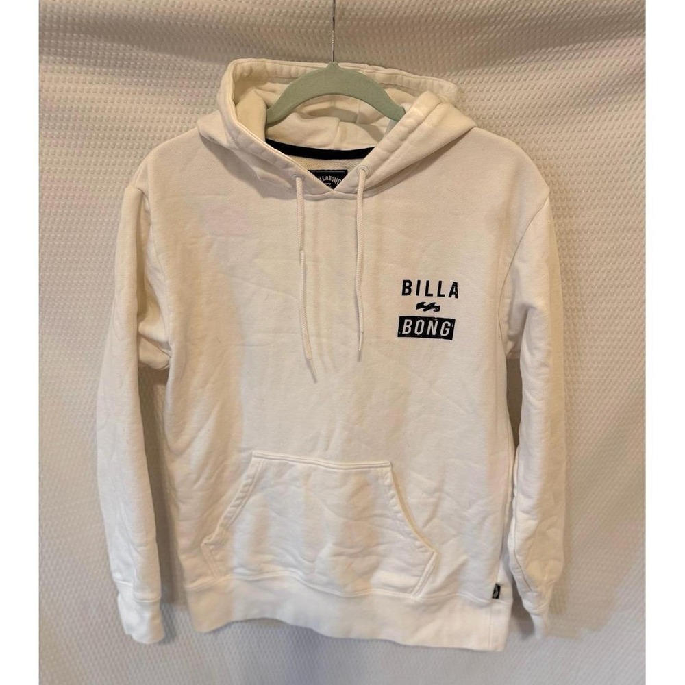 Billabong Hoodie Size Medium White EUC